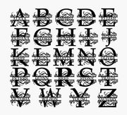 Split Letter Monogram