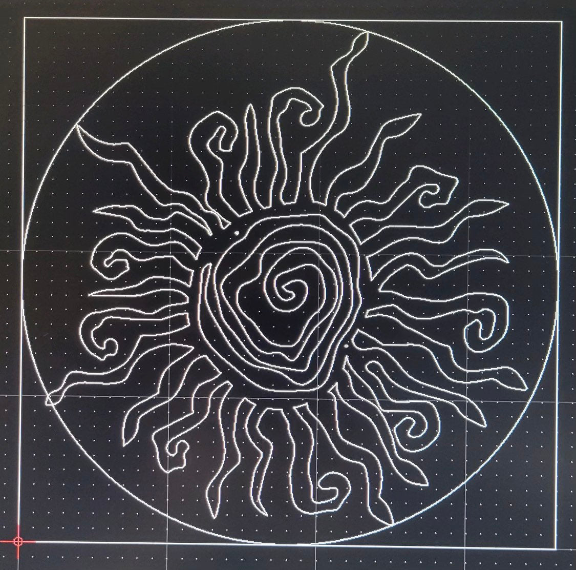 Metal Sun Wall Art | Whimsical Spiral Sun, Garden & Patio Decor