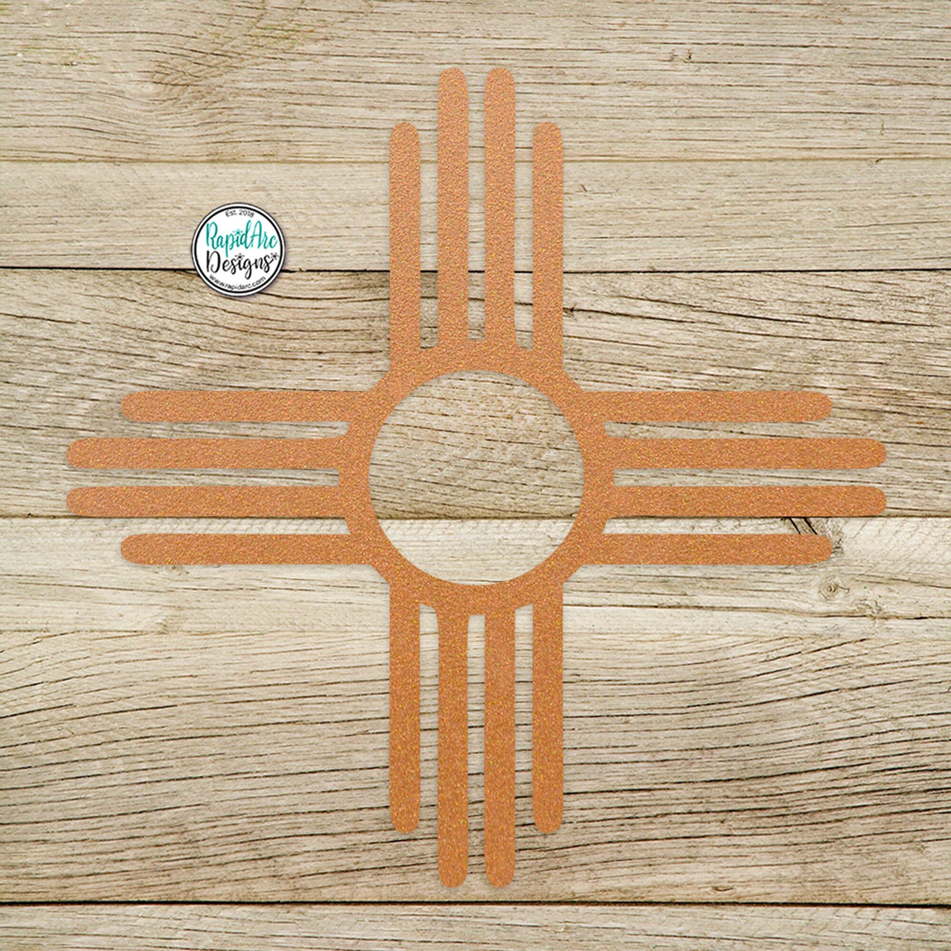 Zia Sun Metal Wall Art | New Mexico Pueblo Decor