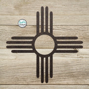 Zia Sun Metal Wall Art | New Mexico Pueblo Decor