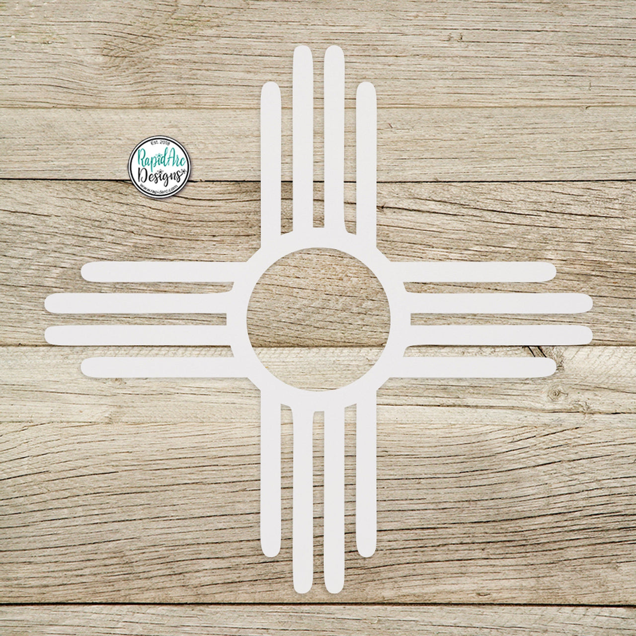 Zia Sun Metal Wall Art | New Mexico Pueblo Decor
