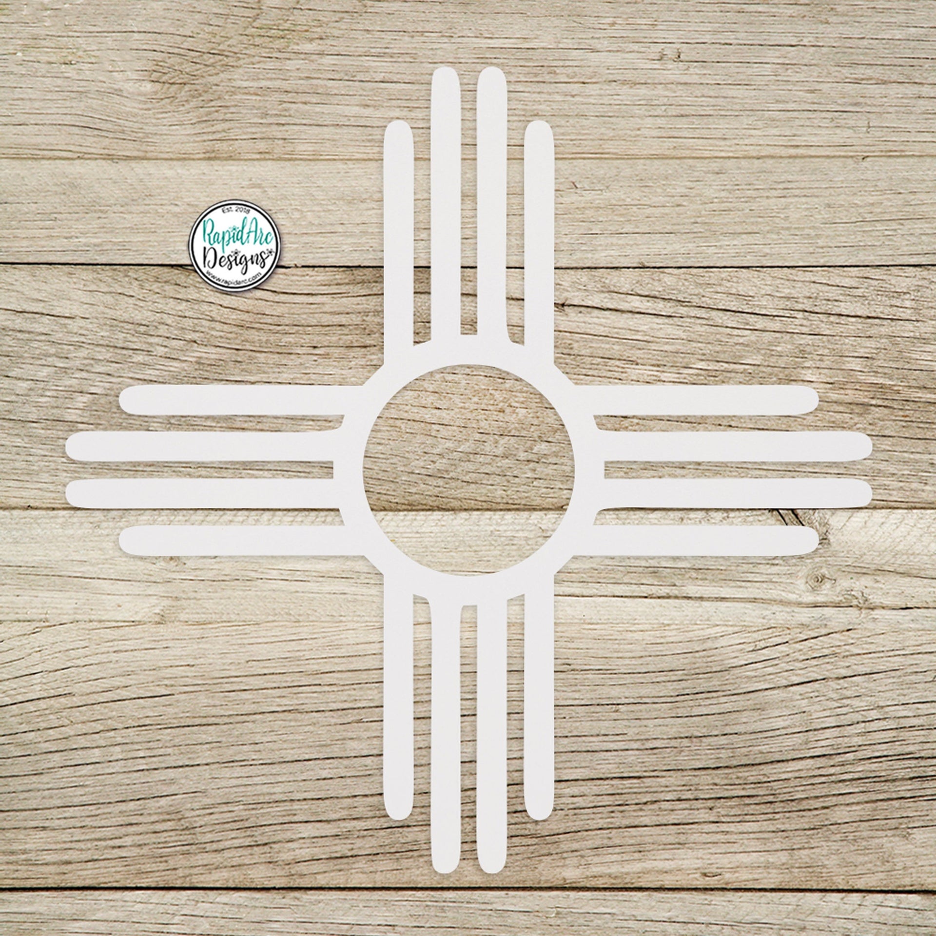 Zia Sun Metal Wall Art | New Mexico Pueblo Decor