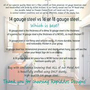 Metal Ampersand Wall Decor | 14 Gauge Steel AND Sign
