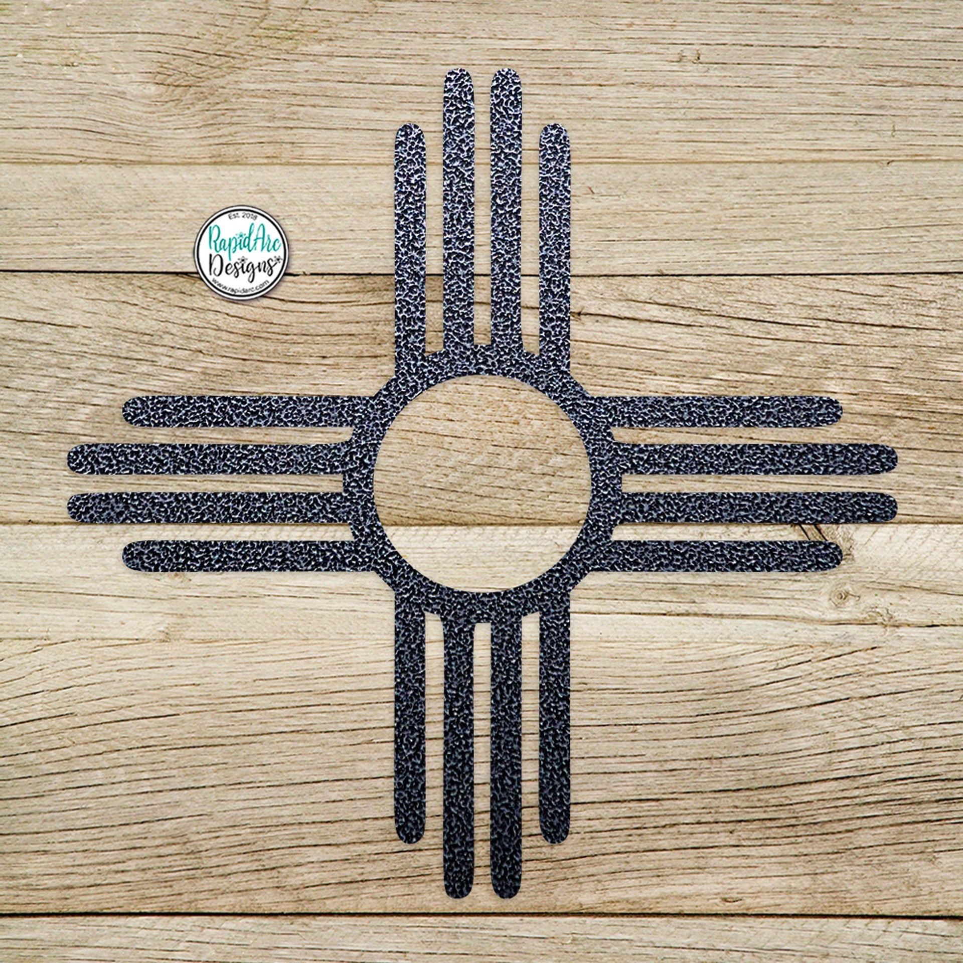 Zia Sun Metal Wall Art | New Mexico Pueblo Decor