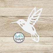 Metal Hummingbird Wall Art | Powder Coat Garden Decor