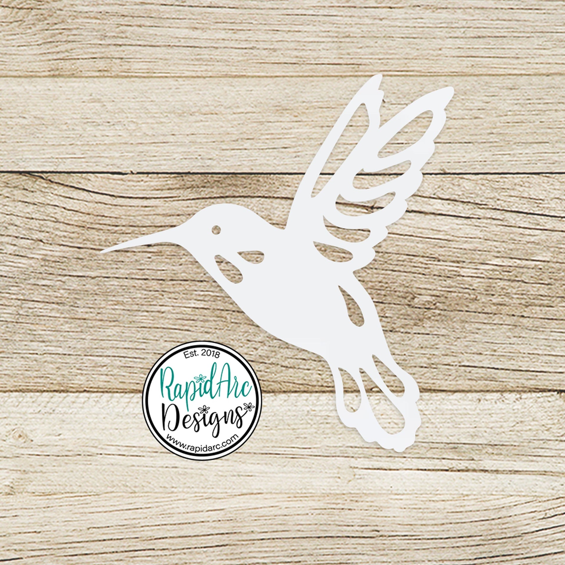 Metal Hummingbird Wall Art | Powder Coat Garden Decor