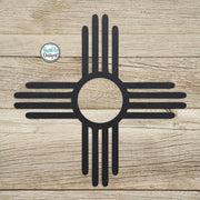 Zia Sun Metal Wall Art | New Mexico Pueblo Decor