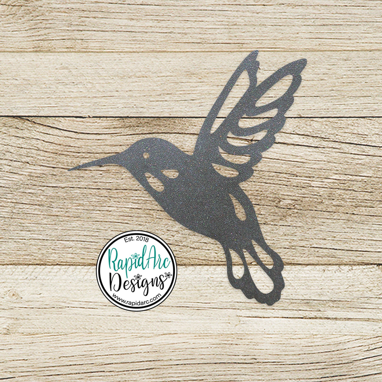 Metal Hummingbird Wall Art | Powder Coat Garden Decor