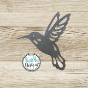 Metal Hummingbird Wall Art | Powder Coat Garden Decor