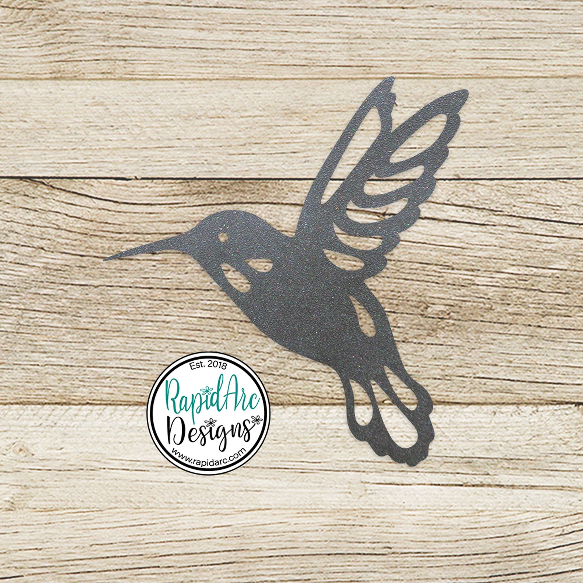 Metal Hummingbird Wall Art | Powder Coat Garden Decor