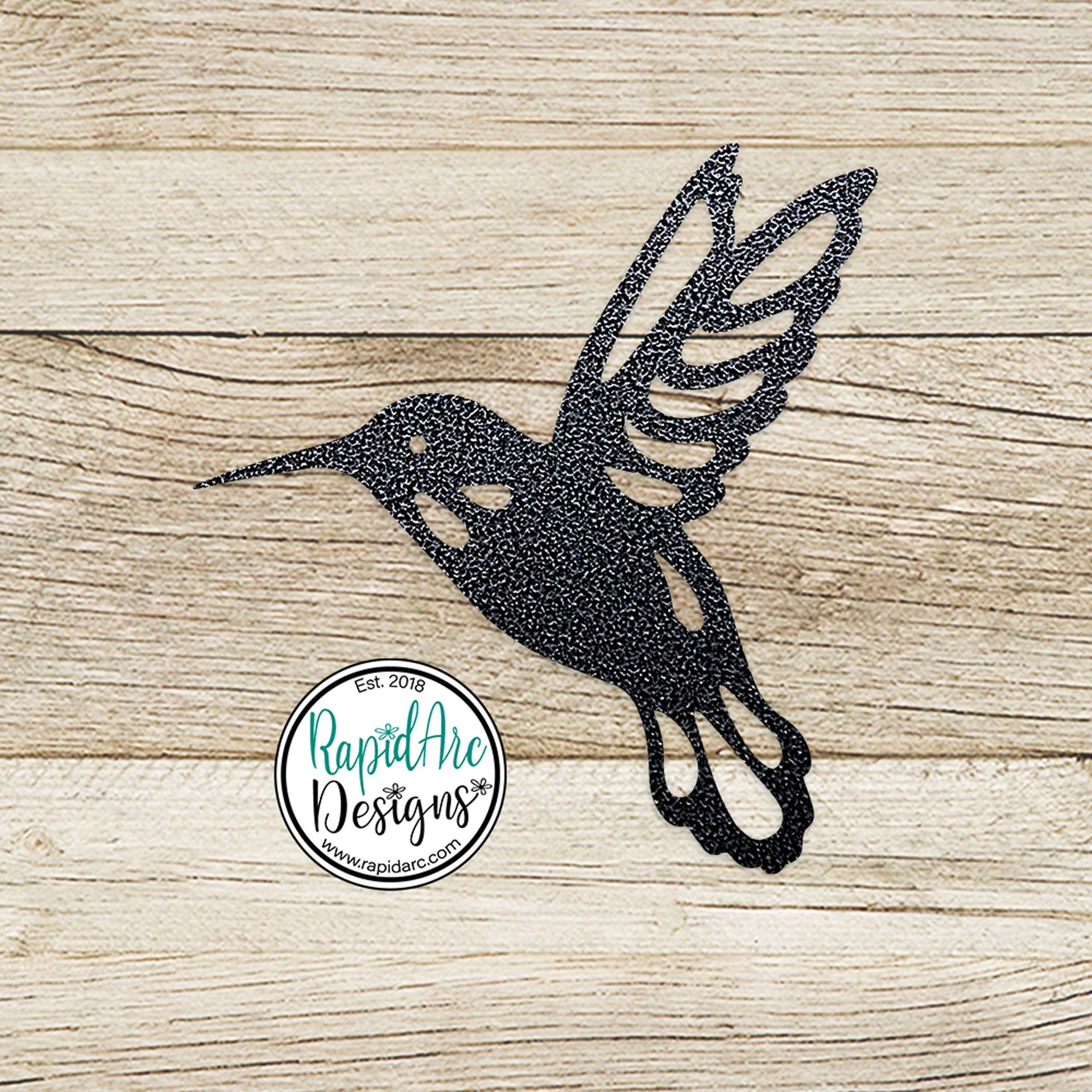 Metal Hummingbird Wall Art | Powder Coat Garden Decor