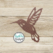 Metal Hummingbird Wall Art | Powder Coat Garden Decor