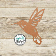 Metal Hummingbird Wall Art | Powder Coat Garden Decor