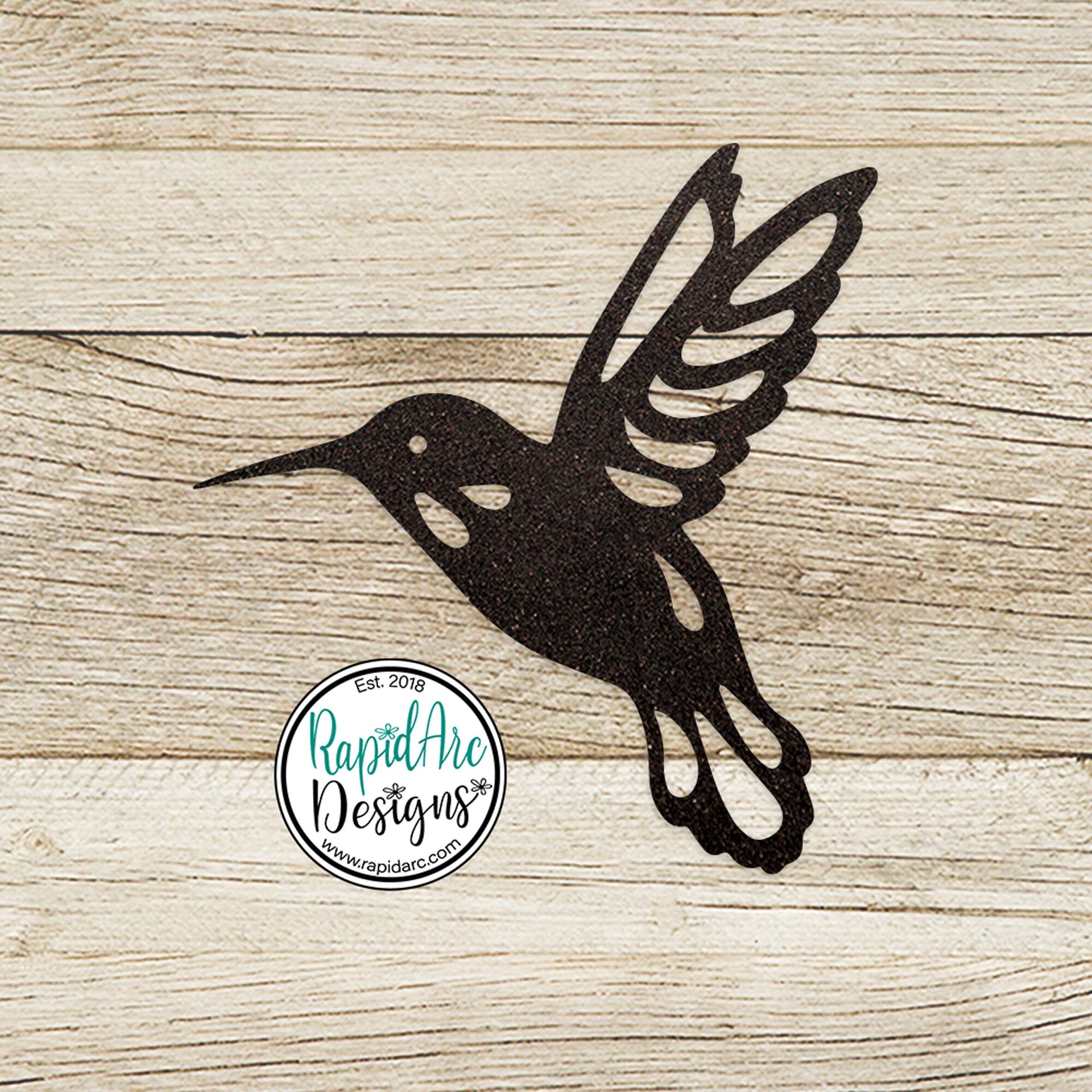 Metal Hummingbird Wall Art | Powder Coat Garden Decor