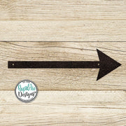 Metal Arrow Sign | Arrow Sign | Address or Business Sign | House Arrow Sign | Arrow Decor | Pointing Arrow | Closed Arrowhead Arrow