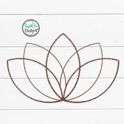 Geometric Lotus Flower Metal Wall Art | Line Art, Namaste Decor
