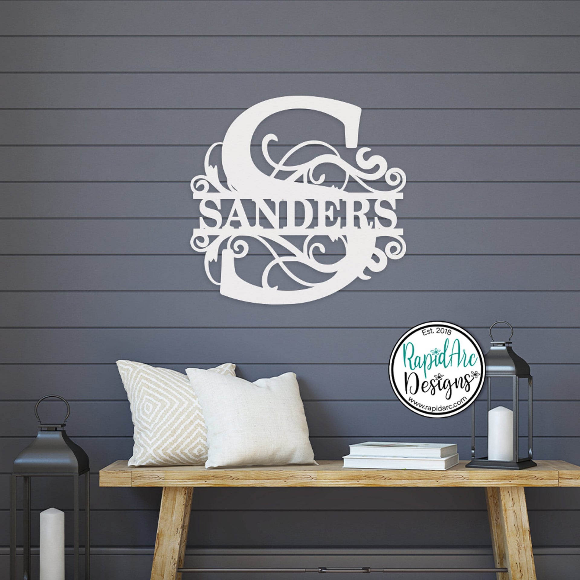 Split Letter Monogram