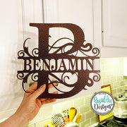 Split Letter Monogram