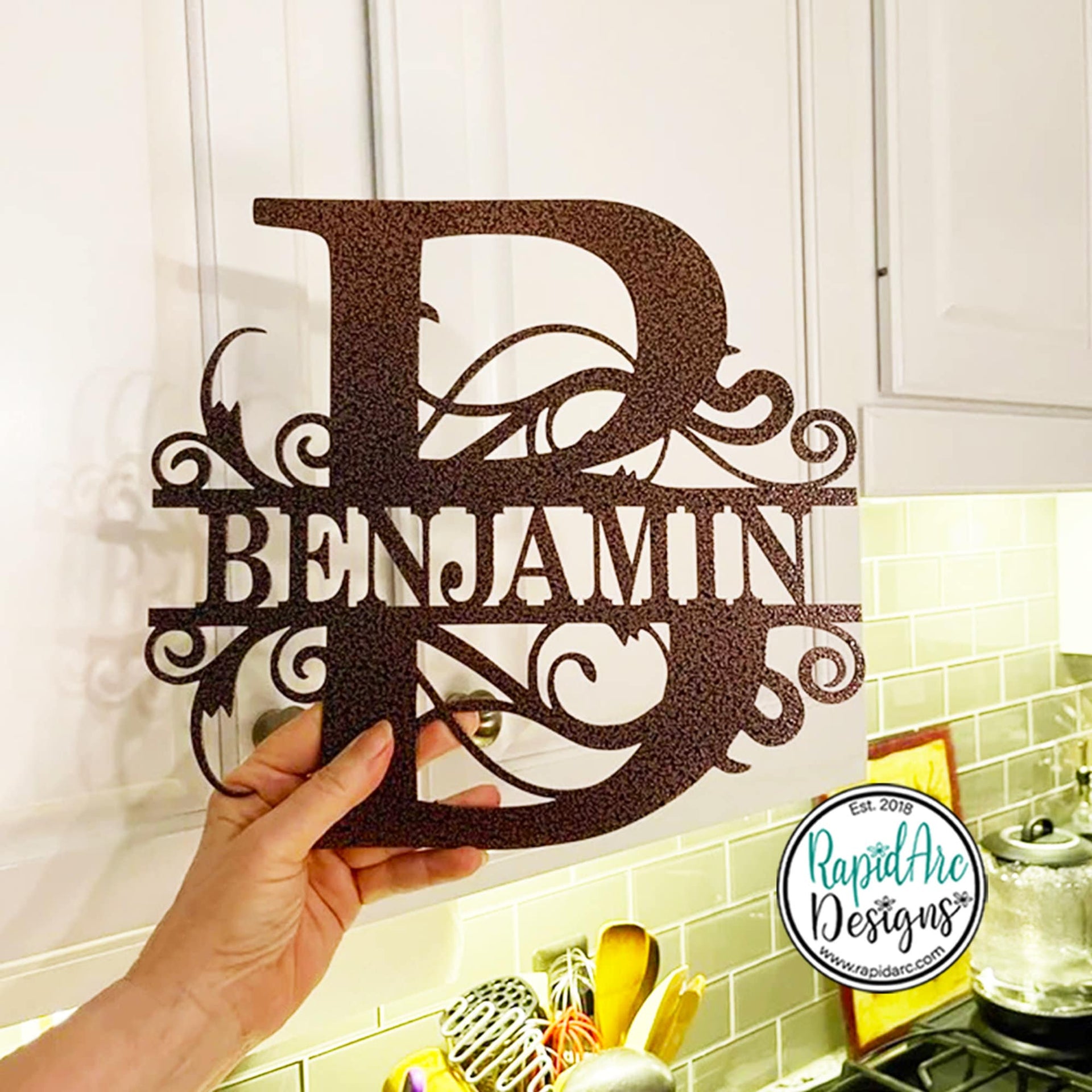 Split Letter Monogram