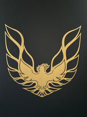 Firebird Metal Wall Art | Laser Cut Garage Decor, Custom Car Sign