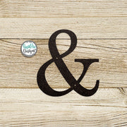 Metal Ampersand Wall Decor | 14 Gauge Steel AND Sign