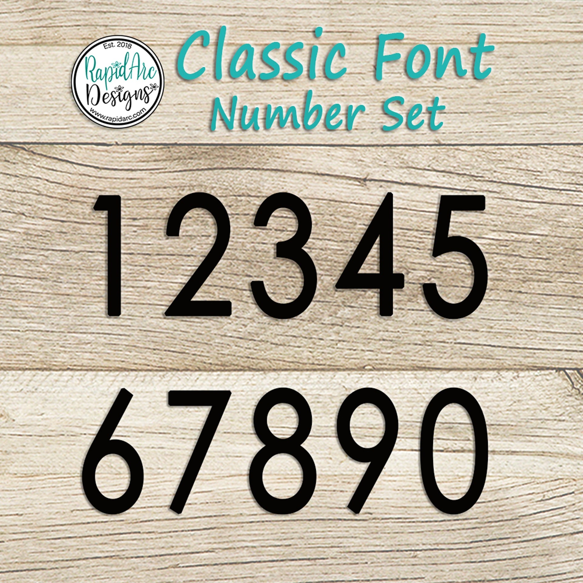 Modern Metal House Number Sign | Powder Coated Steel Address Plaque