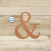 Metal Ampersand Wall Decor | 14 Gauge Steel AND Sign