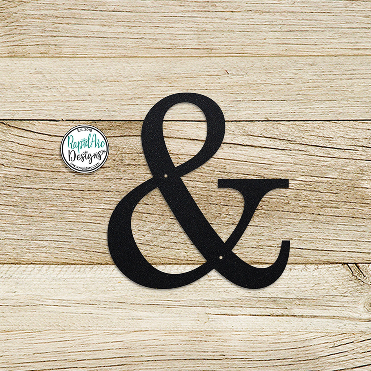 Metal Ampersand Wall Decor | 14 Gauge Steel AND Sign