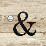 Metal Ampersand Wall Decor | 14 Gauge Steel AND Sign