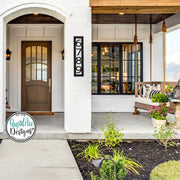 Modern Nouveau Font | Vertical House Numbers