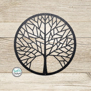 Metal Tree of Life Metal Wall Art | Geometric Tree of Life Wall Hanging | Outdoor Patio Decor | Housewarming Gift | Minimalist Metal Tree