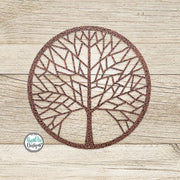 Metal Tree of Life Metal Wall Art | Geometric Tree of Life Wall Hanging | Outdoor Patio Decor | Housewarming Gift | Minimalist Metal Tree