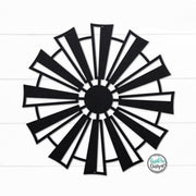 Metal Windmill Wall Decor | Windmill Sign | Outdoor Decor | Modern Farmhouse Decor | Front Door Hanger | Custom Windmill | Porch Decor