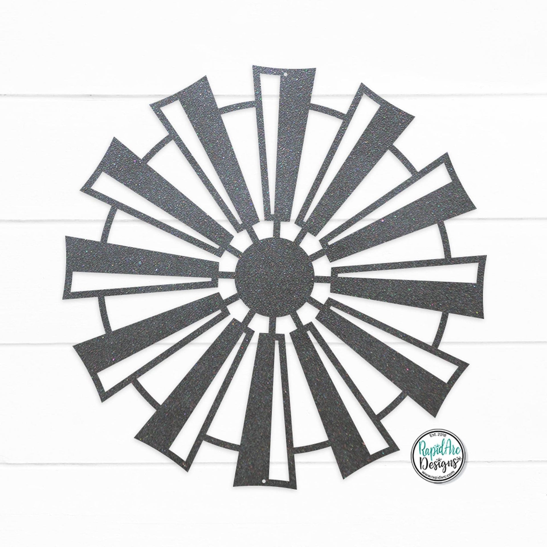 Metal Windmill Wall Decor | Windmill Sign | Outdoor Decor | Modern Farmhouse Decor | Front Door Hanger | Custom Windmill | Porch Decor