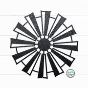 Metal Windmill Wall Decor | Windmill Sign | Outdoor Decor | Modern Farmhouse Decor | Front Door Hanger | Custom Windmill | Porch Decor