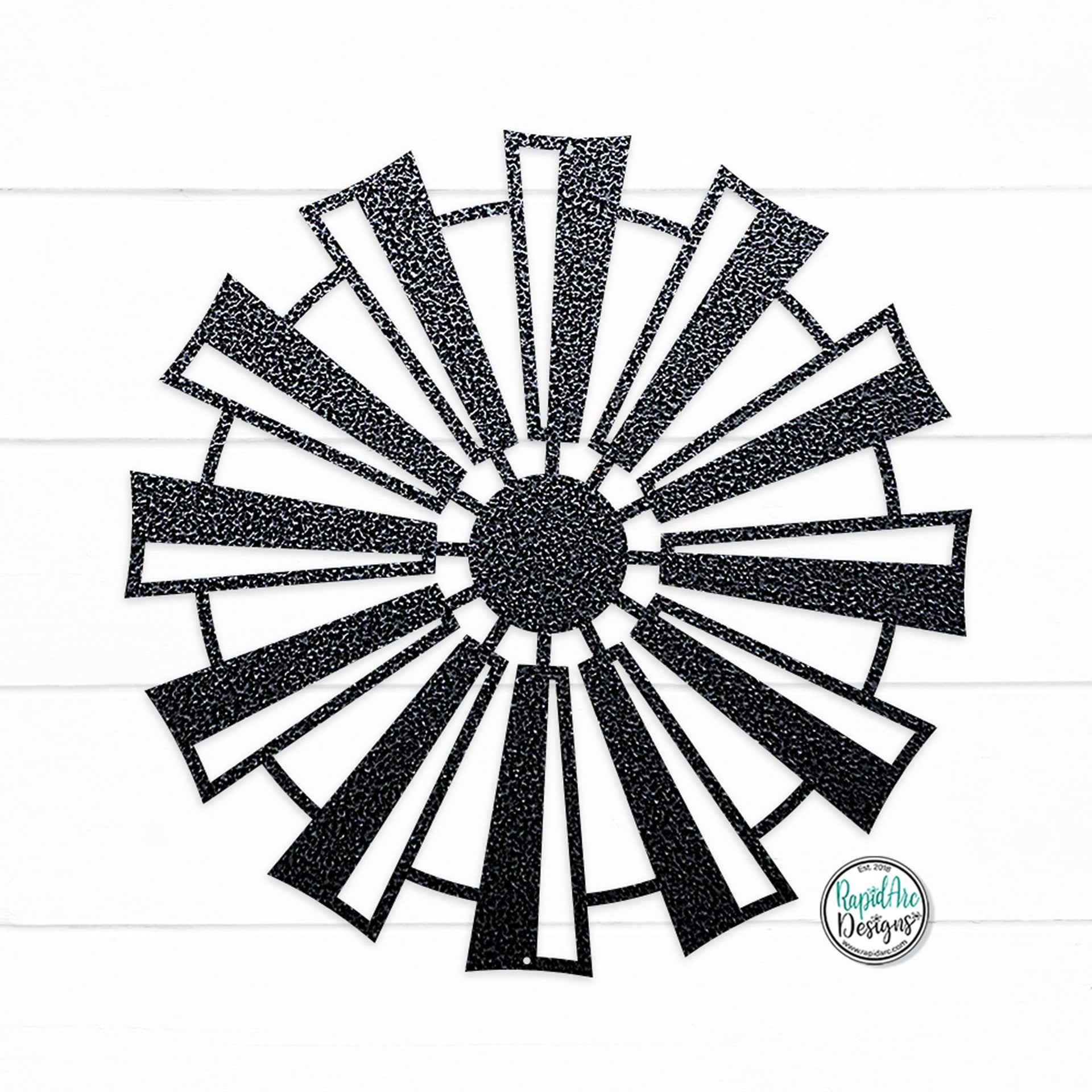 Metal Windmill Wall Decor | Windmill Sign | Outdoor Decor | Modern Farmhouse Decor | Front Door Hanger | Custom Windmill | Porch Decor