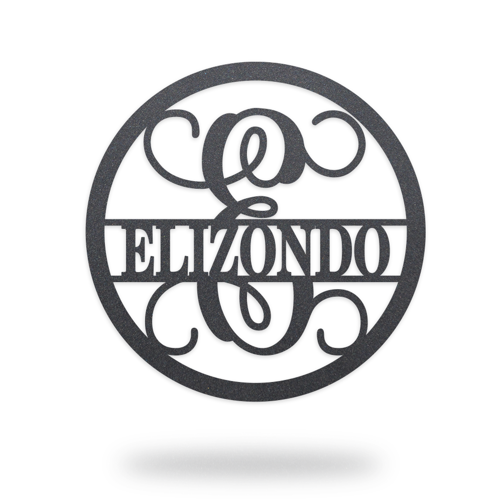 CIRCLE Split Letter Monogram