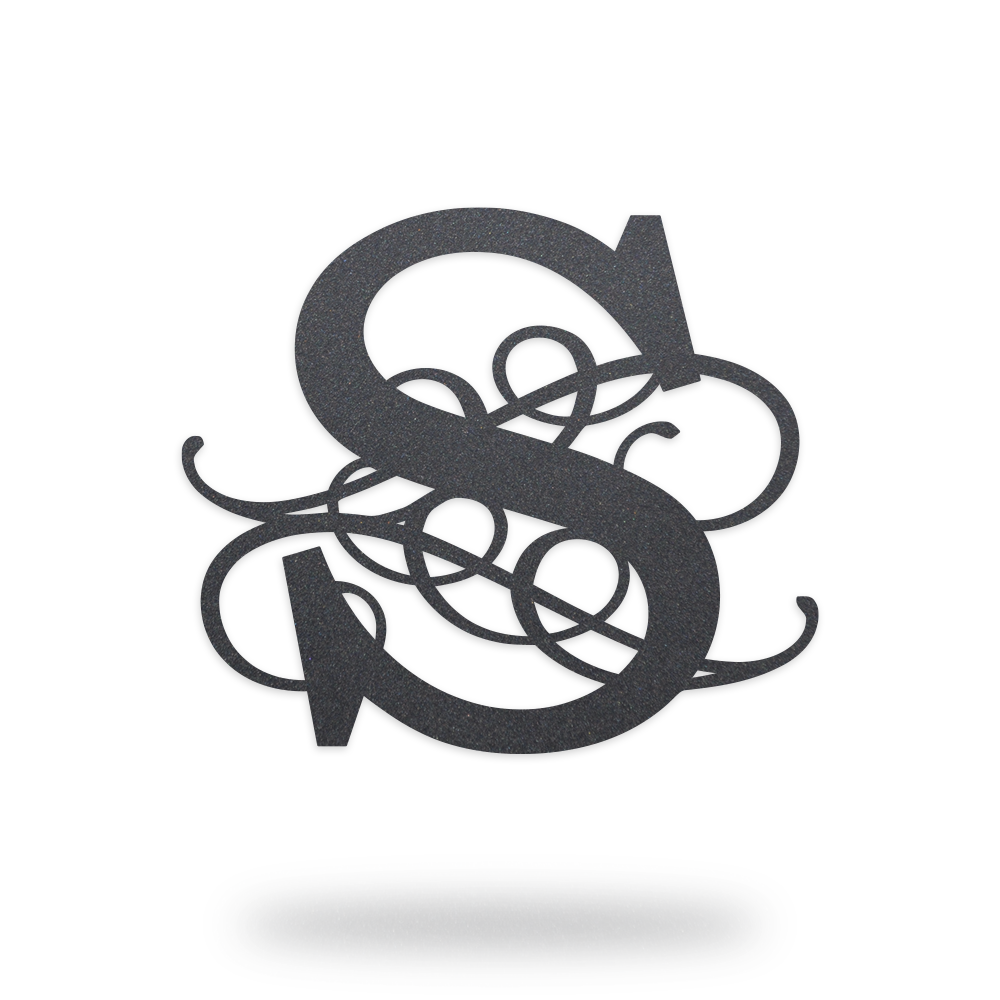 Flourished Monogram Initial