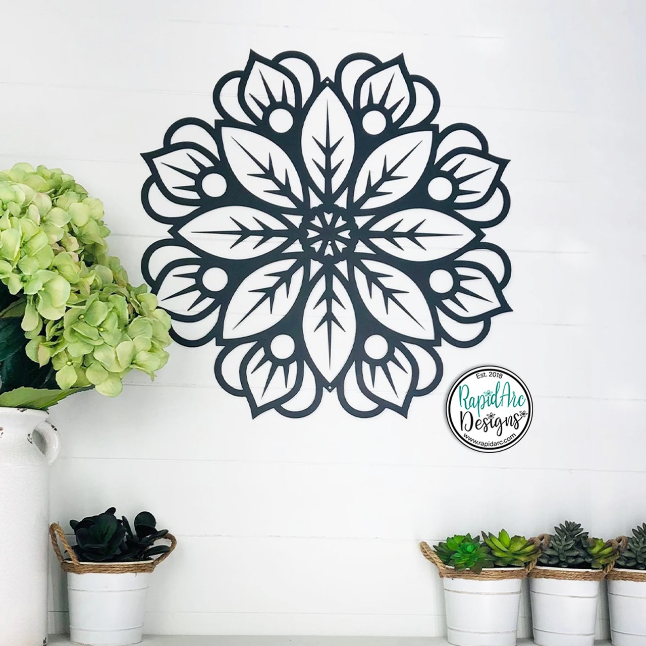 Mandala Flower Wall Art