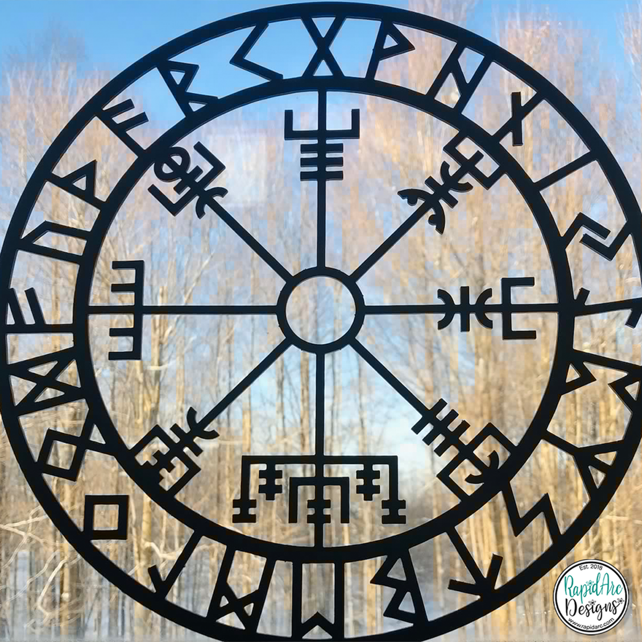 Viking Vegvisir - "Way-Road-Path-Guide" - Compass