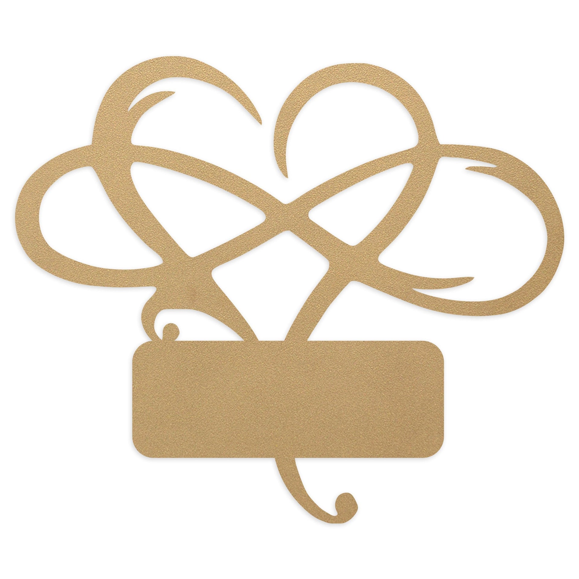 The Infinity Heart Monogram Metal Sign - Valentines Day - Anniversary - Engagement