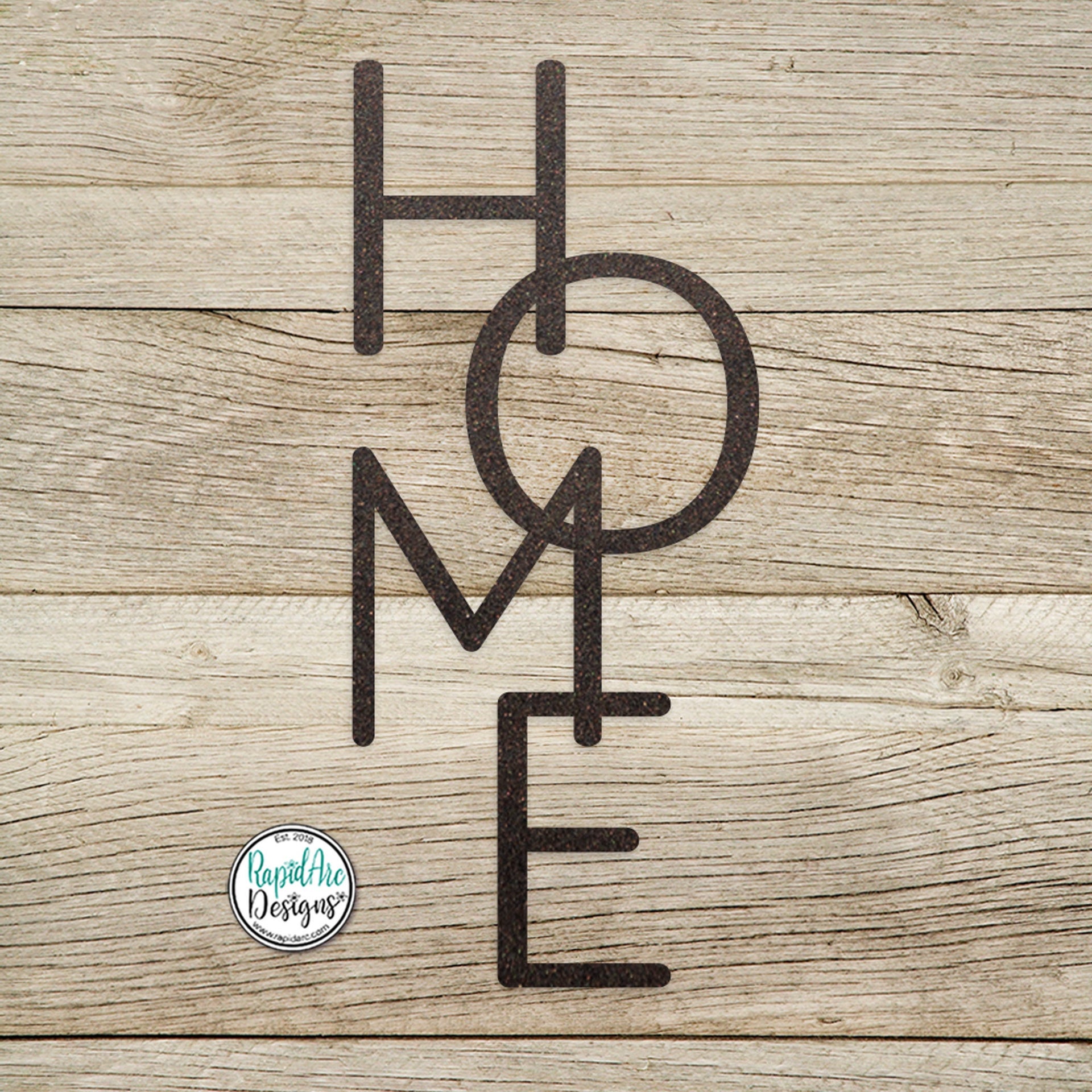 HOME Metal Sign- Vertical HOME Sign- Metal Wall Decor- HOME Metal Word- Metal Wall Art- Housewarming Gift - Home Vertical