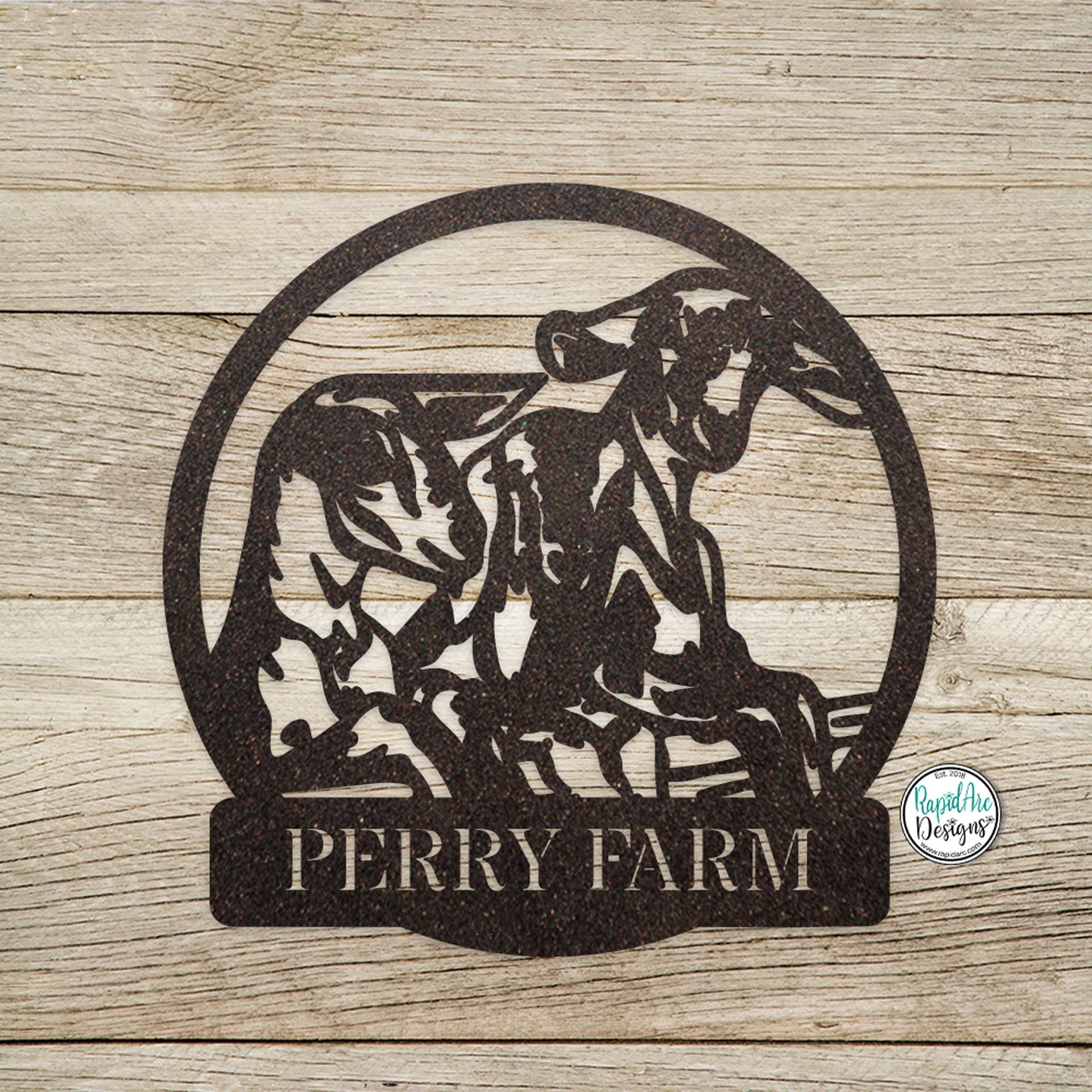 Metal 3 Goats at the Fence Sign - Metal Goats Wall Art - Outdoor Home Decor - Farmhouse Barn Porch - Goat Lover Gift - 3 Cute Goats