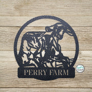 Metal 3 Goats at the Fence Sign - Metal Goats Wall Art - Outdoor Home Decor - Farmhouse Barn Porch - Goat Lover Gift - 3 Cute Goats