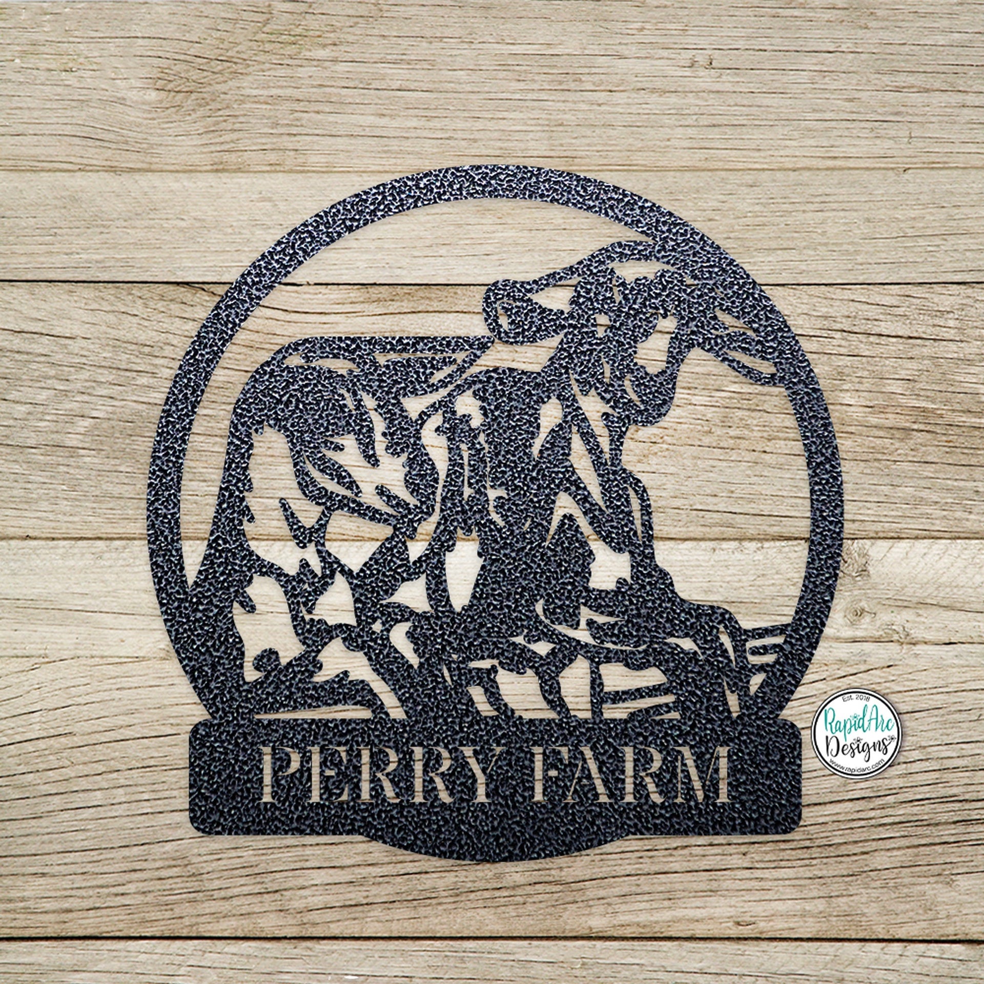 Metal 3 Goats at the Fence Sign - Metal Goats Wall Art - Outdoor Home Decor - Farmhouse Barn Porch - Goat Lover Gift - 3 Cute Goats