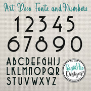 Mid Century 3 or 4 Inch Metal House Number Sign -  Address Number Sign - Modern Address Sign - Retro Style Numbers - MCM Address 3"/ 4" Sign