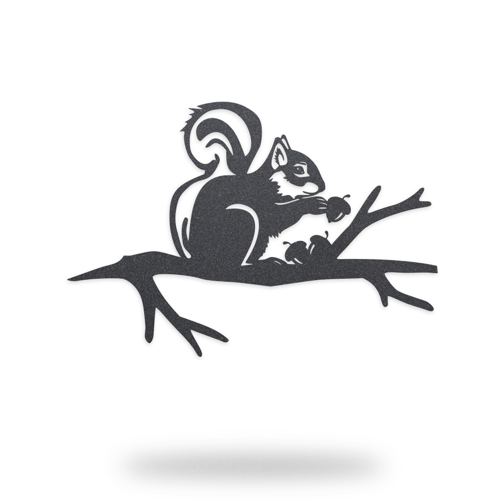 Squirrel on a Branch Tree Stake